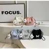 Bolsos Pequeños de Cadena Populares de Este Año para Mujer 2025 Nuevo Diseño de Primavera y Verano de Nicho Bolso Cruzado Popular Bolso Cubo con Cordón