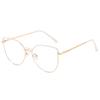 Gafas de lectura de marca BJYX, marco completo, caja de negocios, ultraligeras, ultratransparentes, de color sólido, de metal, de alta calidad, anti luz azul, espejo plano