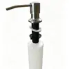 Dispensador de Sabão para Torneira de Banheiro Doméstico Longan F25-1, Dispensador de Sabão para Pia de Aço Inoxidável para Produção de Pia de Cozinha
