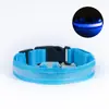 Coleira para cachorro, coleira iluminada para pet, recarregável e ajustável, adequada para gatos e cachorros, para passeios noturnos, com engate para guia, recurso anti-perda, disponível para atacado