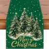 Navidad Nuevo Llegado Festival Navideño Camino de Mesa Decoración Festiva Camino de Mesa de Lino Decoración de Mesa de Comedor del Hogar Mantel Navideño
