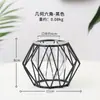 Adornos de tubo de vidrio transparente para jarrones de hierro forjado al por mayor, decoración creativa para el hogar, sala de estar, jarrón seco, arreglo de flores hidropónicas