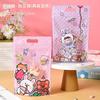 Bolsa autosellable con dibujos animados, bolsa crujiente con copos de nieve, bolsa para hornear galletas, turrón, bolsa independiente, bolsa para dulces, bolsa sellada con cremallera