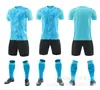 Traje de Ropa de Fútbol para Niños Verano Secado Rápido Camiseta Estudiantes de Primaria Campo de Entrenamiento de Competición Compra Grupal Camiseta de Fútbol con Cuello en V Estampada
