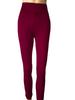 Comércio Exterior Moda Europeia e Americana Leggings Elásticas de Superfície Fosca Calças Fitness de Corrida para Yoga Femininas Cor de Doce Fabricantes Atacado