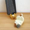 Suporte para Óculos Zakka Mercearia Gato Ins Porta-Canetas Pote para Armazenamento de Clips de Papel Escritório Suporte Preguiçoso para Celular Enfeites Horizontais