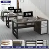 Mesa de Escritório para Uma Pessoa, Conjunto de Mesa e Cadeira de Escritório Simples Moderno, Estação de Trabalho Simples, Mesa de Computador para Casa