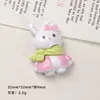 Acessórios de Resina DIY Desenho Animado Enfeites Animais de Primavera Cola Cremosa Presilhas de Cabelo Capas de Celular Fivelas de Sapato Chaveiros Pingentes com