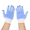 Guantes de Protección Laboral Antideslizantes, Guantes de Hilo, Guantes de Nylon al por Mayor, Guantes Engrosados Resistentes al Desgaste Antideslizantes para el Trabajo