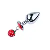 Brinquedos Sexuais para Adultos Sm Metal Brinquedos Anais Expansão Utensílios Masculinos e Femininos Flor de Ameixa Masturbação Morango Sino Plug Anal