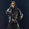 La Versión Correcta del Modelo Nuevo de Otoño Estilo Coreano 25, el Mismo Estilo que el de Jennie, es una Chaqueta Corta de Cuero Retro que Ceñe la Cintura