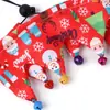 Bandana navideña para mascotas con accesorio de cascabel en el cuello para gatos British Shorthair y Ragdoll, perros pequeños y medianos, accesorio para fotos navideñas