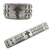 Pulsera de strass gótica hip hop punk de moda y2g diseño original pulsera de cuero PU con diamantes