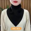 Nuevo estilo de moda 2024 Otoño e Invierno Cuello protector Cuello estilo coreano Resistente al frío Conjunto de cuello combinable Bufanda triangular de temperamento cálido