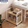 Rack de armazenamento de mesa de computador Piso Multi-Camada Carrinho de Ferro Forjado Rack de Armazenamento Móvel Armário de Armazenamento de Documentos de Escritório
