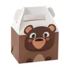 Caja de Regalo Rectangular con Estampado de Animales y Asa Conveniente - Solución de Empaque Premium (03 Modelos)