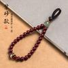 Cinnabar Llavero Colgante Cadena Año de Nacimiento del Zodíaco Buda para el Año del Caballo Creativo Unisex Paz Plata Pura Jade Hetian