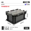 Yujia Caja de Logística UE con Tapa abatible Engrosada Resistente al Desgaste y Anticaídas Caja de Plástico Reutilizable Apilable Caja de Transferencia Industrial para Piezas de Automóvil