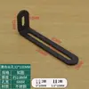 Suporte angular ajustável com furo longo conector móvel de cabeça dupla suporte de ângulo reto em L de 90 graus dispositivo anti-tombamento de armário cantoneira