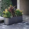 Divisória de Caixa de Flores de Aço Inoxidável para Exterior, Calha de Flores, Canteiro de Flores para Exterior, Caixa de Árvore Móvel, Suporte de Flores Combinado, Vaso de Flores Personalizado