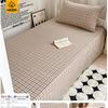 2025 Nuevo Simple Algodón Puro Cama Sábanas Pieza Única Dormitorio Estudiantil Especial Individual Sábanas de Algodón Funda de Almohada Juego de Tres Piezas