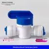 Conector rápido para purificador de água válvula de esfera de tubo de PE máquina de água pura acessórios de válvula reta 2 pontos 3 pontos 4 pontos interruptor de válvula de esfera para reservatório de pressão