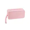 Bolsa de Maquiagem Quadrada Transfronteiriça para Açúcar Bolsa de Maquiagem Portátil Mais Vendida Necessaire Bolsa de Mão Bolsa de Armazenamento de Silicone à Prova de Poeira