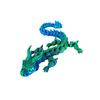 Impressão 3D dragão atividade conjunta brinquedo modelo feito à mão dragão chifre de boi maré brincar presente criativo dragão chifre escala