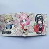 Carteira Envolvente da Casa de Brincar de Espião de Anime Yorania SPYxFAMILY Porta-Moedas de Desenho Animado Carteira de Couro