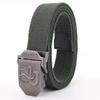 Cinturón de lona gruesa Cobra para hombre, moderno cinturón de mezclilla juvenil de aleación para exteriores, estilo coreano, informal, combinable.