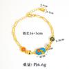 Flores Pulsera de oro de Vietnam nuevo temperamento chino retro estilo nacional durante mucho tiempo no se desvanece accesorios de Yiwu una generación de cabello