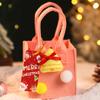 Bolsa de regalo de Navidad bolsa de regalo de manzana Nochebuena caja de embalaje de frutas navideñas bolso de fieltro caja de regalo pequeña decorativa