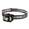 Linterna frontal recargable por USB transfronteriza, luz roja, para correr de noche al aire libre, pesca nocturna, linterna frontal impermeable con fuerte sensor de luz y batería de larga duración