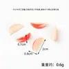 Miniatura de Rodaja de Manzana Dividida Simulada Modelo DIY Juguete de Comida Accesorios para Decoración de Pasteles Bloque de Manzana Miniatura