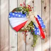 Nueva Guirnalda de Corona para el Día de la Independencia Americana del Sitio Independiente de Amazon Transfronterizo Decoración del Hogar Tela Estilo Americano