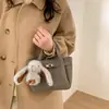 Bolsa Tote Retro Tendência para o Trabalho para Mulheres Inverno Nova Moda Versátil Bolsa Transversal
