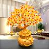 Árbol de la fortuna de cuentas hecho a mano bolsa de materiales para hacer adornos manualidades de dragón tejido diy accesorios de resina para adultos