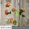 Rosa de Alto Galho com 5 Cabeças Rosa Diamante Conjunto de Arco para Área de Recepção de Casamento Flores Artificiais Decoração de Salão de Banquete Flores Artificiais