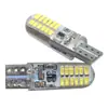 Luz pequeña LED automotriz transfronteriza T10 3014 24SMD luz de posición T10 W5W luz de silicona de cristal bombilla de placa de matrícula