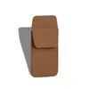 Paquete múltiple de cuero PU simple y conveniente bolsillo para bolígrafo de enfermera en blanco en stock al por mayor estuche para bolígrafos de cuero de color sólido gran capacidad