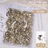 Unhas Branco plano formato especial diamante tamanho grande pequeno mini gota d'água coração quadrado diamante transparente joia diamante retangular branco transparente