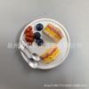 Geladeira Sticker Simulação Food Resin Acessórios Switch Sticker Decoração Cidade Big Food Play Adesivo Magnético Guangzhou Venda por atacado ovo escalfado