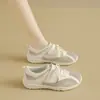 2026 Correa de Velcro Superficie de la Piel del Pie Zapatos Deportivos Antideslizantes Primavera Otoño No Cansan Resistentes al Desgaste Zapatos Casuales Mujer Budex Estilo de Entrenamiento