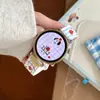 Correa de Silicona Magnética de Tres Cuentas con Dibujos Animados Adecuada para Huawei Watch Watchgt