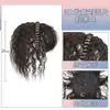 Peluca con flequillo y banda para el pelo con diamantes de imitación, reedición de una sola pieza, peluca femenina con cubierta para la cabeza, cabello blanco, pieza de cabello sin costuras