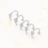 Ventas Directas de Fábrica de Joyería de Estilo Europeo y Americano, Anillos para Labios Integrados de Acero Inoxidable, Pinzas para Labios Sin Perforación, Anillos para Labios Sin Perforación