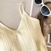 Camisola Pure Desire Beauty sin Espalda con Escote en V para Mujer con Copas, Adecuada para Usar por Dentro o por Fuera, Top Sexy Ajustado sin Mangas para Mujer en Verano