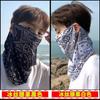 Protector Solar Cara Completa Femenino Protección Cuello Velo Seda de Hielo Protección Facial Anti-ultravioleta para Hombre Máscara para Ciclismo al Aire Libre Verano Fino