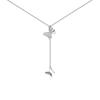 Colar de borboleta com design de nicho de luxo leve estilo coreano, colar feminino elegante e moderno, com todas as combinações, de alta qualidade, com corrente de clavícula Sense