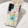 Funda Popular Europea y Americana de Película de Flores S25Edge Dos en Uno Funda para Teléfono Móvil S24+ Clase Nicho S23 Anticolisión y Resistente al Desgaste